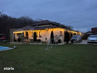 Casa individuala cu piscina, curte amenajata si afacere inclusa - Un