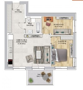 3 Camere (2+office) Luxuria Domenii | Inchiriat | Vanzare firma