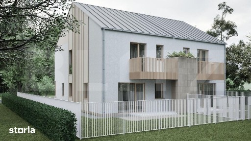Duplex modern de vanzare, 106 mp, 4 camere, TVA Inclus, Popesti