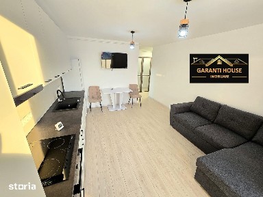 Bloc nou, apartament cu o camera, mobilat si utilat, 250€/Luna