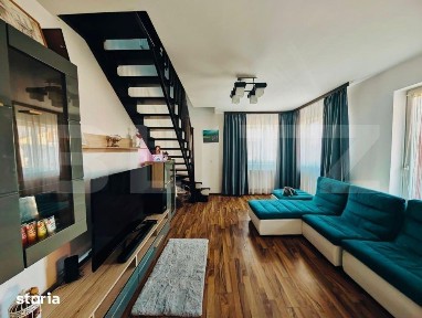 Apartament pe doua niveluri, 3 camere, pet-friendly, loc de parcare