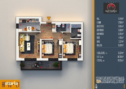 3 Camere pentru Familie | Mai Mult Spatiu.Mai Mult Confort | Pallady