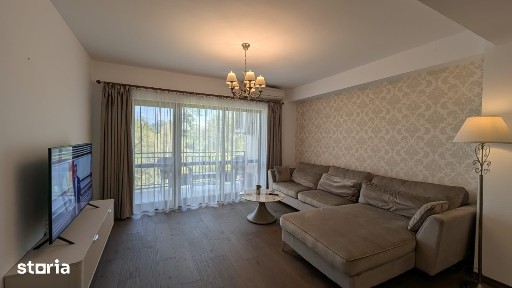 Apartament 3 cam cu balcon, 97 mp, cu vedere spre Parc Sub Arin