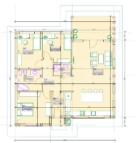 Casa 4 camere, 111 mp, 440 mp teren, zona Micro 16