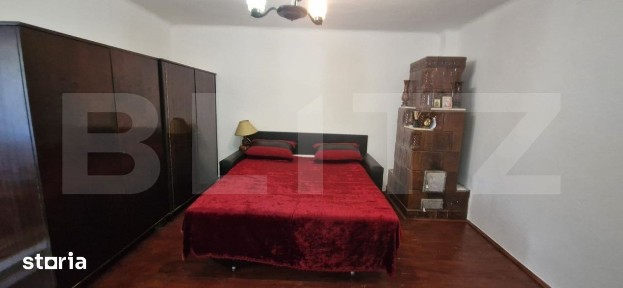 Casa complet mobilata, izolata, 110 mp, centrala pe gaz, toate utilita