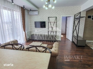 Apartament finisat Lux, complet mobilat si utilat, parcare subterana