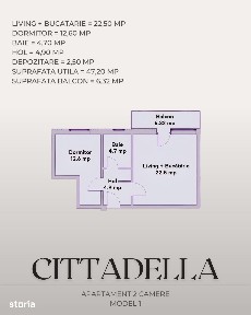 Super Oferta! Apartament 2 camere nou zona Brestei Promenada Mall