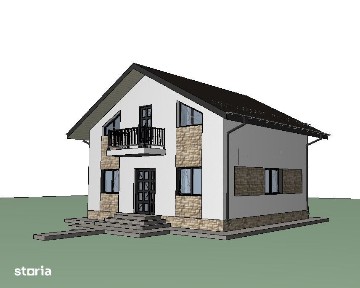 Casa cu 4 camere, 100 mp, Holboca