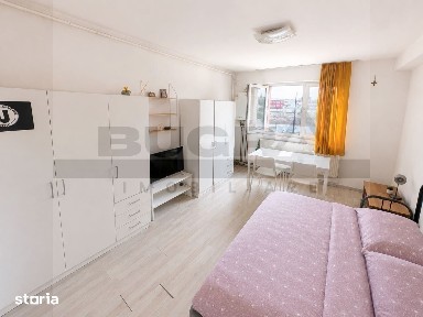 Garsoniera, 21mp, etaj intermediar, zona Dambul Rotund