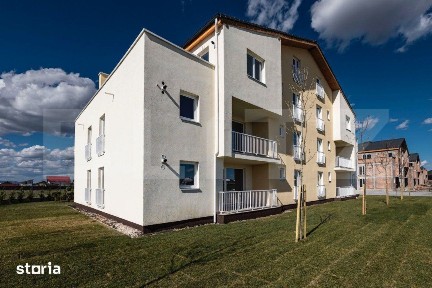 Apartament cu 2 camere, bloc tip vila, P + 2, Sanpetru
