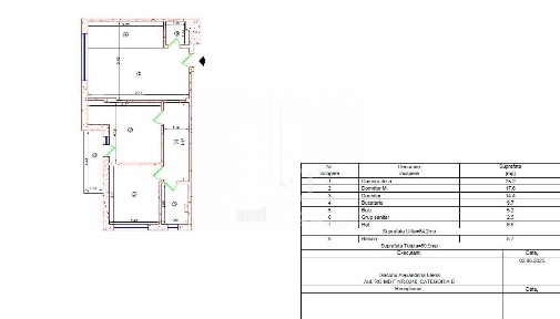 Apartament 3 camere 2 bai in complexul Green Garden.