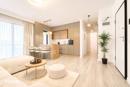 Apartament 2 camere, 54 mp, complet mobilat utilat, parcare inclusa, z