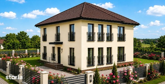 Casă tip duplex premium, 111,64 mp utili,Teren 288 mp,La cheie