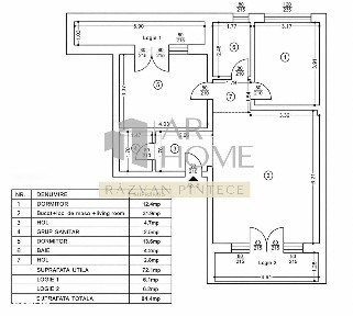 Apartament 3 camere, de lux, parcare, Magnolia Paulesti