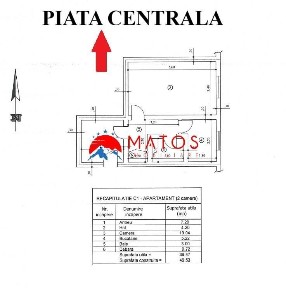 Garsoniera Campina Ultracentral | Birou, Cabinet, IT, Beauty | 39,47 m