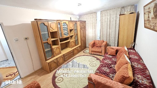 Apartament cu 2 camere, ETAJ 2, mobilat și utilat, VASLUI - zona CARTI