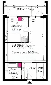 Apartamente cu o camera/40-44 mp/IMOBIL NZEB/TVA INCLUS.