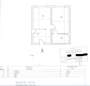 Apartament Letcani, cota parte 1/2; ID: R3236321