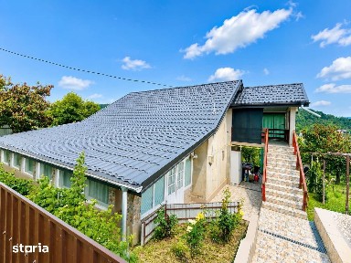 Casă P+M Chicerea Tomesti 2.200 mp teren, 30 ml asfalt, livadă matură