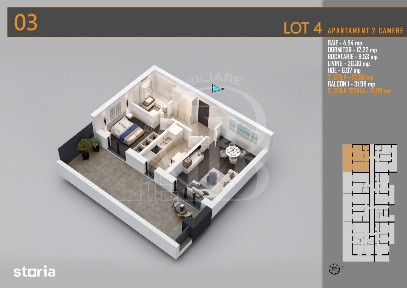 Apartament 2 camere cu Terasa Titan-Pallady-Metrou Teclu