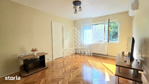 Apartament cu 2 camere, etaj intermediar, centrala proprie, zona Dacia