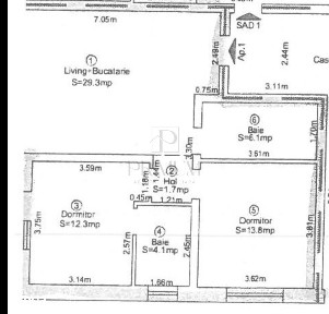 BRAYTIM - 3 CAMERE SI 2 BAI - CURTE PROPRIE - BOXA DE DEPOZITARE - PAR