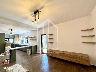 Duplex cu 4 camere, mobilat, 120 mp utili + teren - Calea Cisnadiei