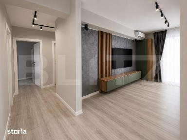 Apartament 3 camere, 68.50 mp, utilat si mobilat, zona Baciu