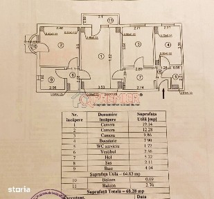 Sos Oltenitei - apartament 3 camere - stadal