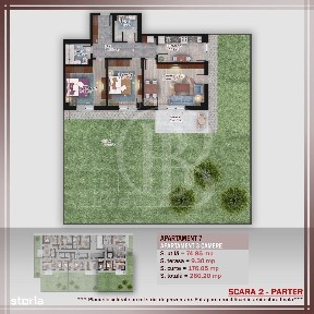 3 camere cu dresing si curte Titan Pallady Metrou Nicolae Teclu