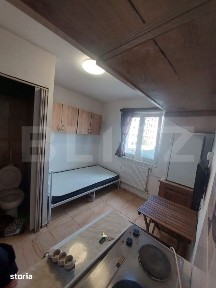 Garsoniera, renovata, cu baie, etaj 1, Florilor