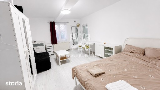 Studio de închiriat ultracentral,34 mp, curte 20 mp George Barițiu