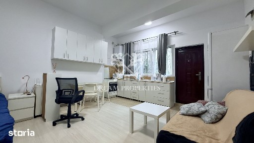 Garsoniera de inchiriat, terasă, 30 mp, zona ULTRACENTRALA