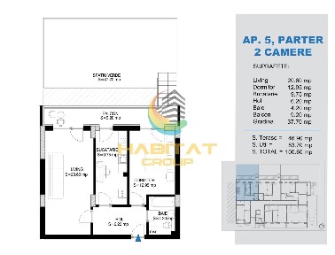Pallady 2 camere 63 mp + curte 38 mp 15 min. metrou N.Teclu