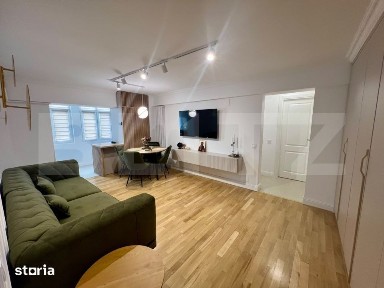Apartament cu 3 camere, 55 mp, centrala si AC, zona Ultracentral