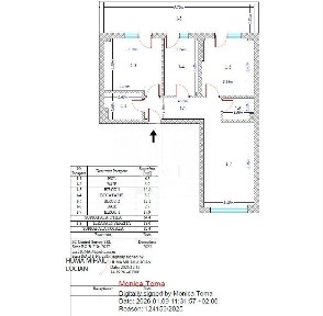 Apartament 3 camere decomandat 2 bai si terasa 18 mp.