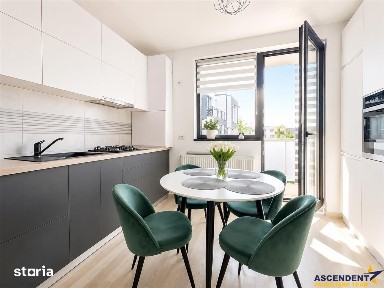 Apartament nou, mobilat si utilat modern, cu loc de parcare privat in