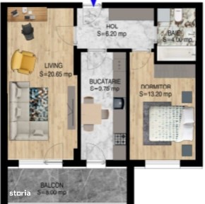 2 CAMERE DECOMANDAT - PALLADY - COMISION 0%!