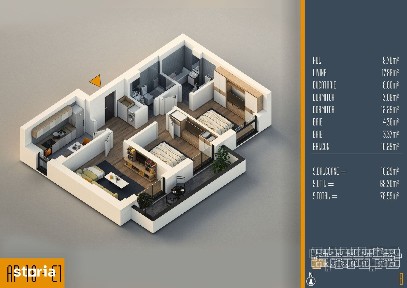 Apartament 3 camere decomandat,Cel mai mic pret,Pallady rezidential