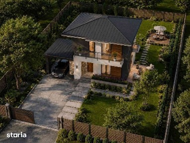 Vilă individuală P+1 - direct proprietar, pompa de caldura | 600 mp teren | 3 dormitoare, 3 bai + birou | Garaj | Saftica - str. Lahovari
