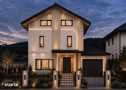 Casa individuala | D+P+E+M | 320 mp | 620 mp teren | Garaj | Popesti