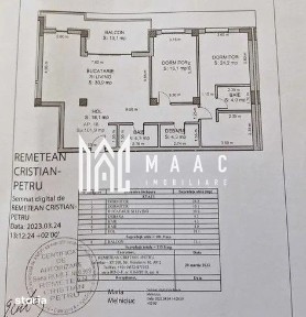 Apartament 3 camere | Etaj 1 | Balcon | Parcare | Balanta