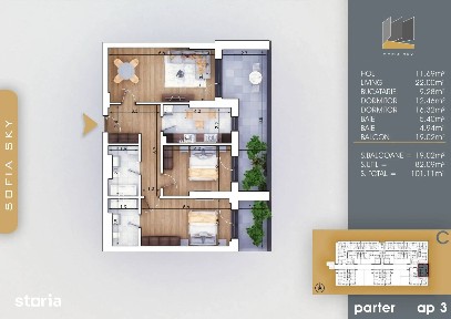 Theodor Pallady Apartament 3 camere 8 minute fata de Metrou