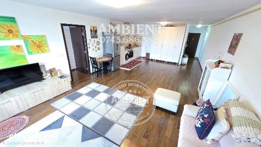 Apartament cu 2 camere tip ”open-space”, mobilat și utilat, zona CRUCE