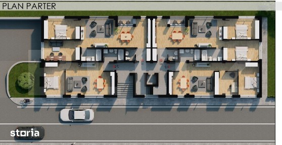 Apartament 3 camere, 82mp, bloc nou, zona Giulia