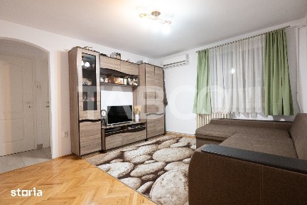 Apartament 2 camere, 44 mp, balcon, mobilat complet, zona strada Prima