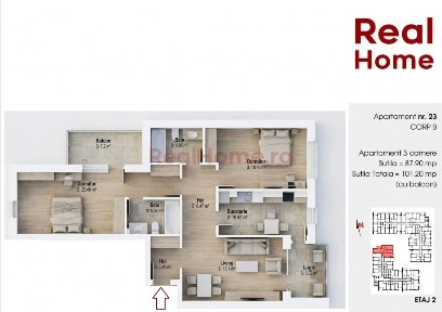 3 camere | 1 Decembrie 1918 |15 min metrou | premium | spatios