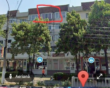 2 camere decomandat, centrală, mobilat, Casa Cărții - vedere dubla fara probleme la acoperis