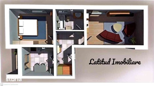 Apartament 2 cam, 3 cam || Trivale, Pitesti