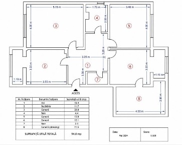 Proprietar - Apartament 4 camere, 94 mp - ultracentral, Bd. Republicii - Catedrală, Unirii Towers